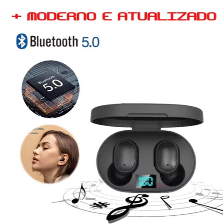 Fone ouvido Xiaomi Redmi Airdots 2 sem Fio Bluetooth 5.0 Gamer